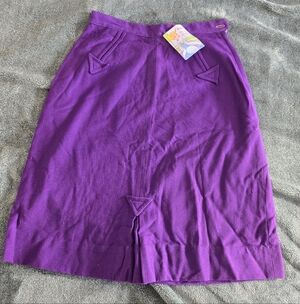 Bobbie Brooks Vibrant Purple Pencil Skirt